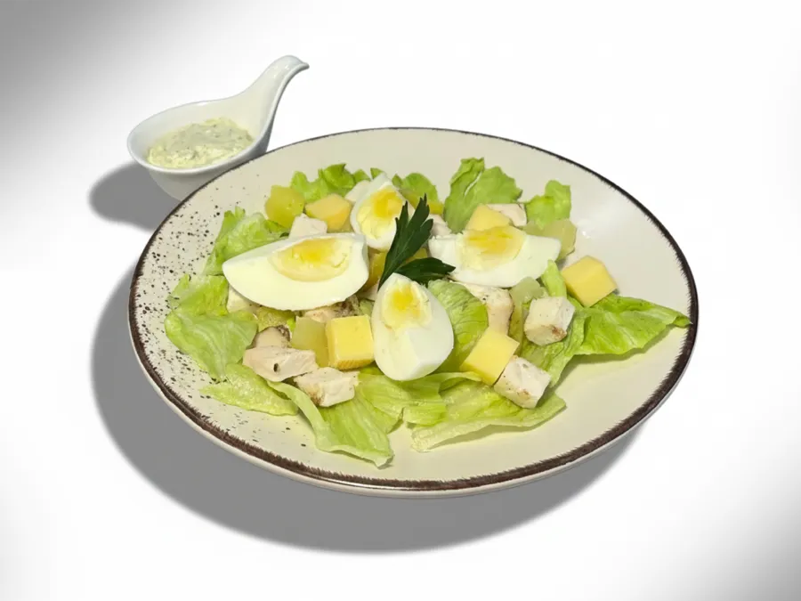 Салат "Курица с ананасами"