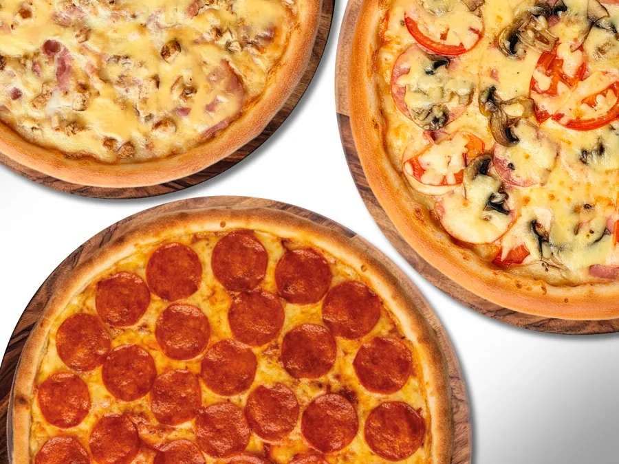 Набор пицц "Сытый Дино мини" 26см.