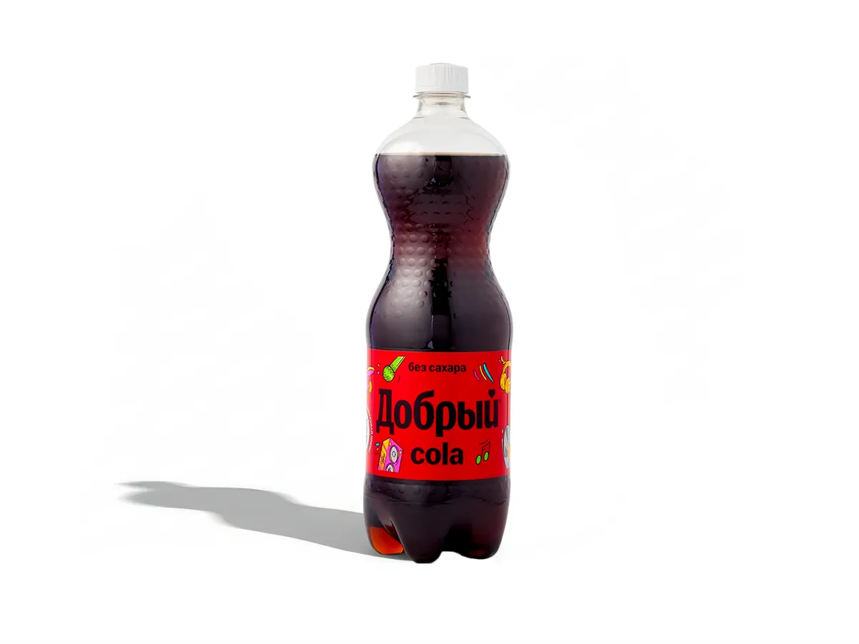 Напиток сильногаз. "Добрый кола" 1л без сахара