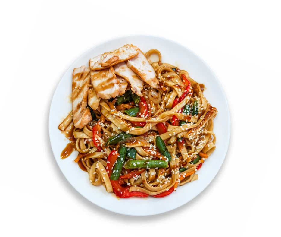 Wok с курицей